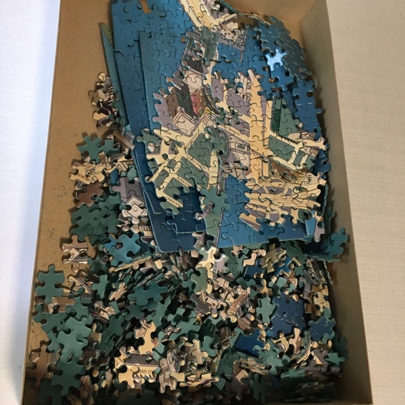 Vtg. 1994 FX Schmid 1000 pc Puzzle Downtown Manhattan Axonometric View of Man… - Picture 6 of 8